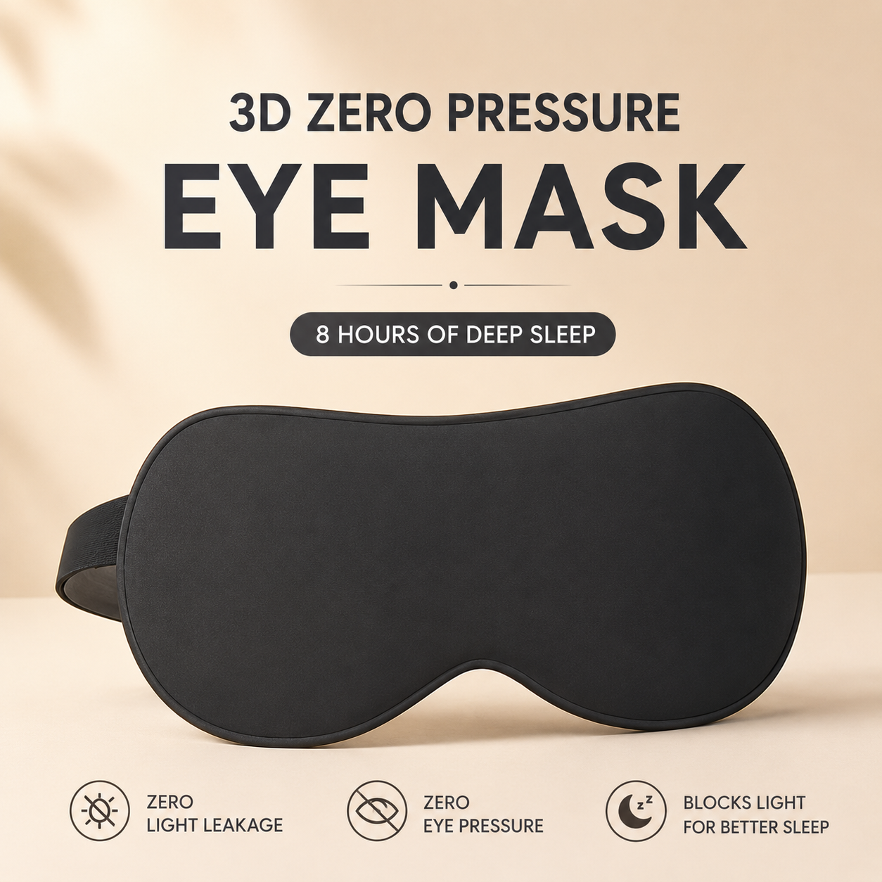 Comfortable Full Coverage Sleep Mask – KOLLSHAY